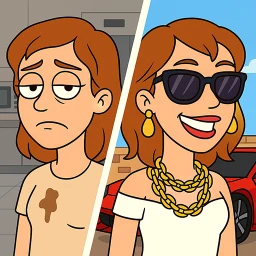 Idle Girl : Life Simulator simgesi